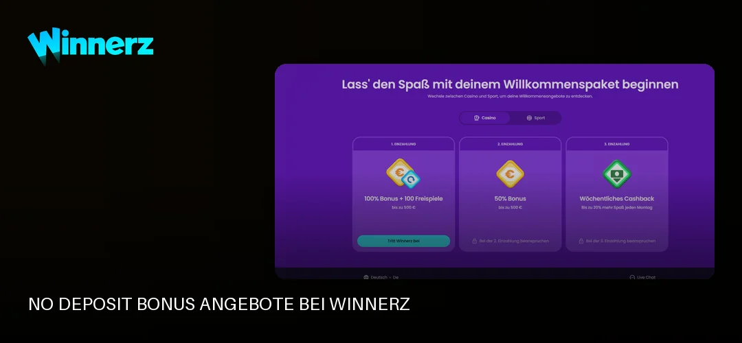 Winnerz promotional banner